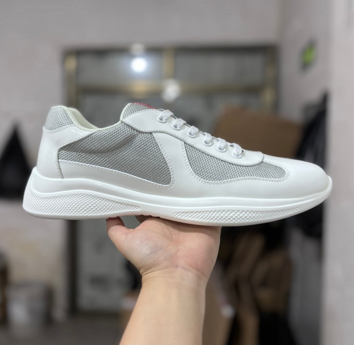 Prada cups white