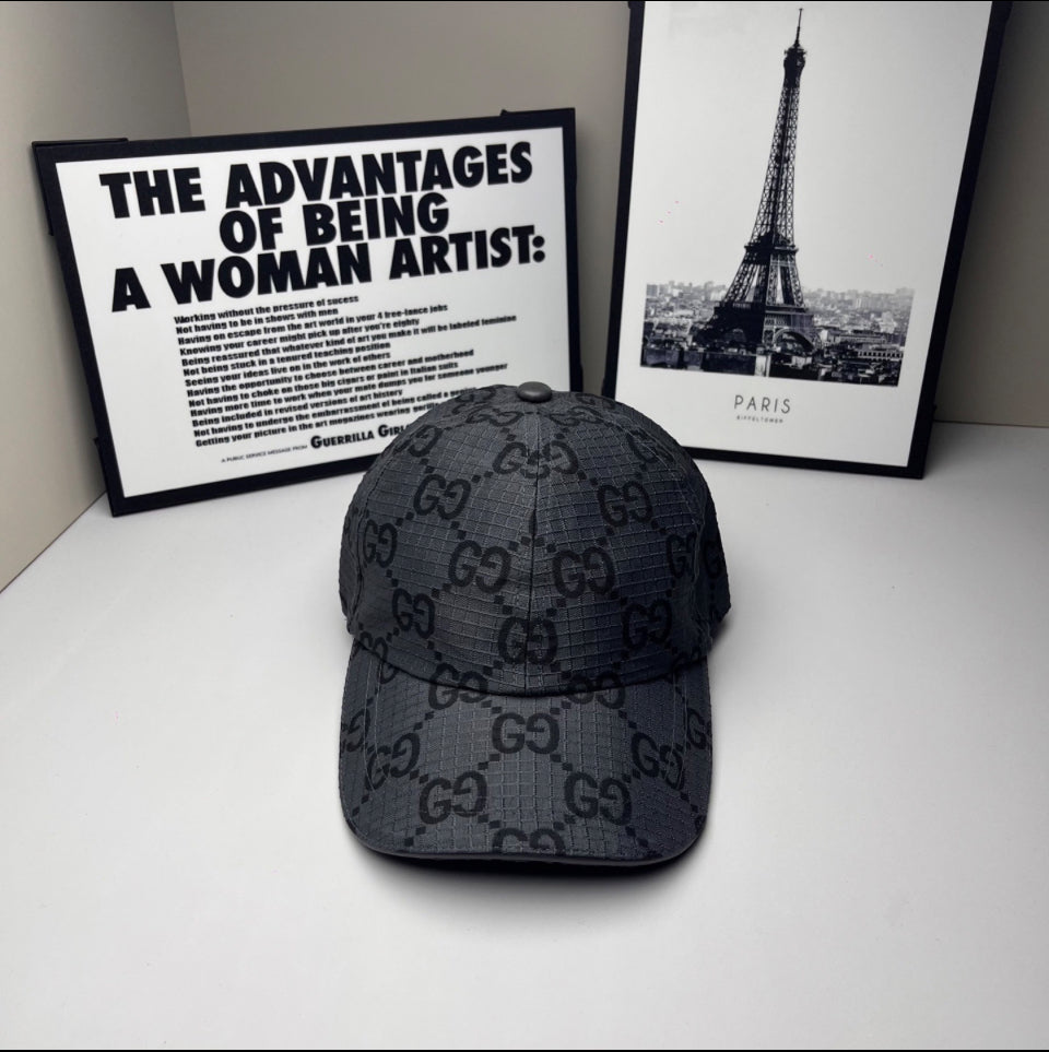 Lv black hat monogram classic