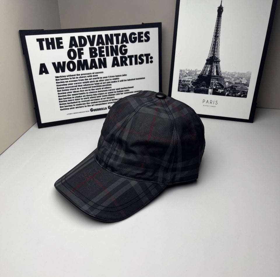 Burberry black hat