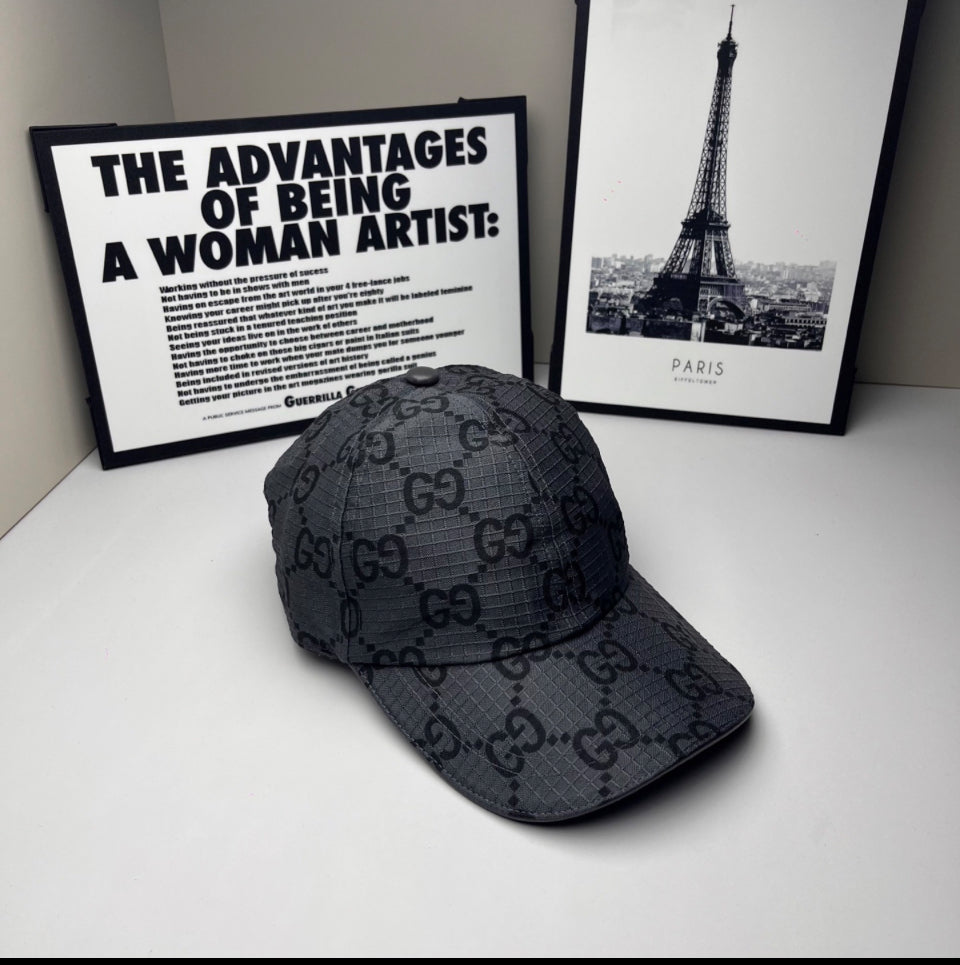 Lv black hat monogram classic