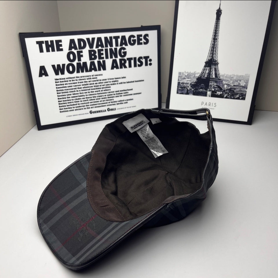 Burberry black hat
