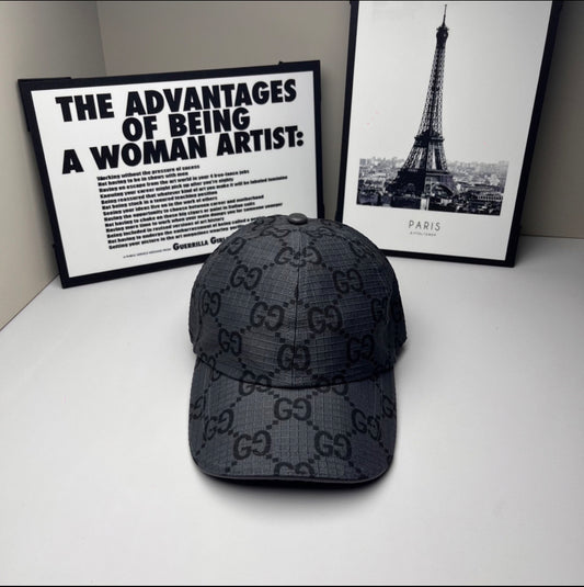 Lv black hat monogram classic